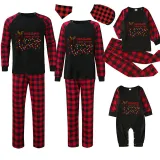 Christmas Matching Family Pajamas Dachshund Through the Snow Light Black Pajamas Set