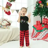 Christmas Matching Family Pajamas Sloth Family Black Pajamas Set