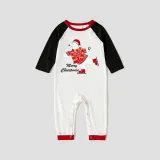 Christmas Matching Family Pajamas Skating Bear Merry Christmas Red Pajamas Set