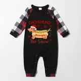 Christmas Matching Family Pajamas Dachshund Through the Snow Red Pajamas Set