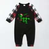 Christmas Matching Family Pajamas Dinosaur Rawr Fala Red Pajamas Set