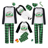 Christmas Matching Family Pajamas Merry Christmas Christmasaurus Rex Green Pajamas Set