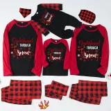 Christmas Matching Family Pajamas Dachshund Through the Snow Plaids Red Pajamas Set