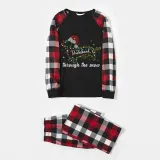 Christmas Matching Family Pajamas Dachshund Through the Snow Points Red Pajamas Set