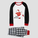 Christmas Matching Family Pajamas Skating Bear Merry Christmas Red Pajamas Set