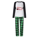 Christmas Matching Family Pajamas Papa Mama and Baby Bear Family Green Pajamas Set