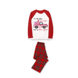 Christmas Matching Women Pajamas It Is the Most Wonderful Time of The Year Female Red Pajamas Set