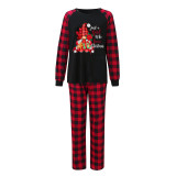 Christmas Matching Women Pajamas Gnomie Gifts Female Black Pajamas Set