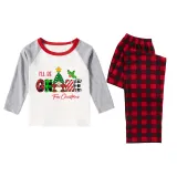Christmas Matching Family Pajamas I'll Be with Gnome For Christmas White Pajamas Set