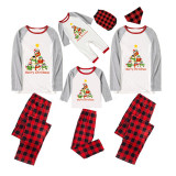 Christmas Matching Family Pajamas Penguins Tree Merry Christmas White Pajamas Set