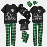 Christmas Matching Family Pajamas Funny Snowman How Snwflake Are Really Made Black Short Pajamas Set