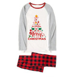 Christmas Matching Family Pajamas We Wish You A Merry Christmas Red Pajamas Set