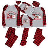Christmas Matching Family Pajamas Funny We Wish You Nothing Butt Merry Christmas Gray Pajamas Set