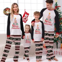 Christmas Matching Family Pajamas We Wish You A Merry Christmas Reindeer Pants Pajamas Set