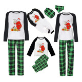 Christmas Matching Family Pajamas Funny Missing Elf Call Santa Green Pajamas Set