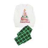 Christmas Matching Family Pajamas We Wish You A Merry Christmas Green Pajamas Set