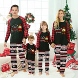 Christmas Matching Family Pajamas Funny Elf Snowflakes are Really Made Red Black Pajamas Set