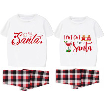 Couple Matching Christmas Pajamas I Put Gingerbread Man For Santa Loungwear Short Pajamas Set