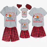 Christmas Matching Family Pajamas Funny It's So Code Outside Farted Snowflakes Short Pajamas Set