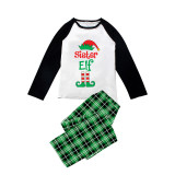 Christmas Matching Family Pajamas Daddy Mommy Elf Green Pajamas Set