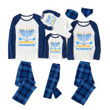 Christmas Matching Family Pajamas This is My Happy Hanukkah Blue Pajamas Set