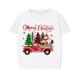 Christmas Matching Family Pajamas Christmas Gift Truck Short Pajamas Set