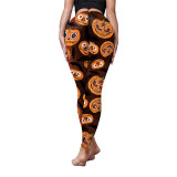 Women Tights Yoga Pants Pumpkins Prints Cosplay Halloween Costume