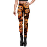 Women Tights Yoga Pants Pumpkins Prints Cosplay Halloween Costume