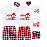 Christmas Matching Family Pajamas Funny Elf Snowflakes are Really Made Short Pajamas Set