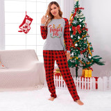 Couple Matching Christmas Pajamas Jngle Balls & Tinsel Tits Loungwear White Pajamas Set