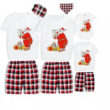 Christmas Matching Family Pajamas Funny Missing Elf Call Santa Short Pajamas Set