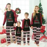 Christmas Matching Family Pajamas We Wish You A Merry Christmas Reindeer Pants Pajamas Set