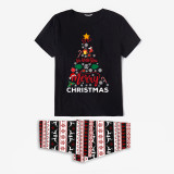 Christmas Matching Family Pajamas We Wish You A Merry Christmas Reindeer Pants Pajamas Set