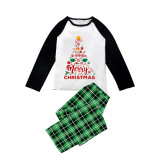 Christmas Matching Family Pajamas We Wish You A Merry Christmas Green Pajamas Set