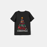 Christmas Matching Family Pajamas We Wish You A Merry Christmas Black Pajamas Set