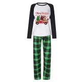 Christmas Matching Family Pajamas Christmas Gift Truck Green Pajamas Set