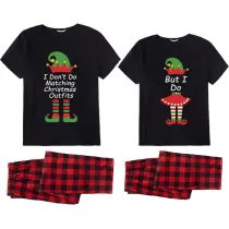Couple Matching Christmas Pajamas Christmas Elf Loungwear Short Pajamas Set
