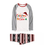 Christmas Matching Family Pajamas Gingerbread Christmas Crew Reindeer Pants Pajamas Set