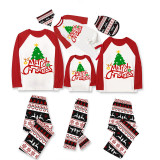 Christmas Matching Family Pajamas Christmas Tree Reindeer Pants Pajamas Set