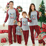 Christmas Matching Family Pajamas Funny Snowman How Snowflakes are Really Made Gray Pajamas Set