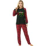 Couple Matching Christmas Pajamas Merry Bright Loungwear White Pajamas Set