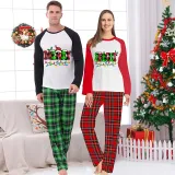 Couple Matching Christmas Pajamas Merry Bright Loungwear Green Pajamas Set