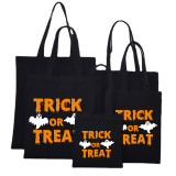 Halloween Eco Friendly Trick or Treat Handle Canvas Bottomless Tote Bag