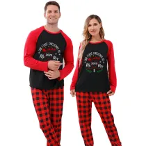 2023 Couple Matching Christmas Pajamas Our First Or Second Christams DIY Loungwear Black Pajamas Set