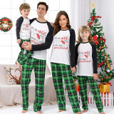 Christmas Matching Family Pajamas Funny Christams Bear Just Farted Snowflakes Green Pajamas Set