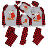 Christmas Matching Family Pajamas Funny Missing Elf Call Santa Gray Pajamas Set