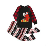Christmas Matching Family Pajamas Funny Missing Elf Call Santa Red Black Pajamas Set