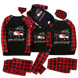 Christmas Matching Family Pajamas Funny Christams Bear Just Farted Snowflakes Black Pajamas Set