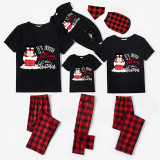 Christmas Matching Family Pajamas Funny It's Gonna Be A Fully Moon This Christmas Black Pajamas Set