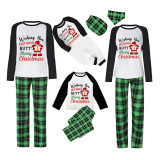 Christmas Matching Family Pajamas Funny Wish You Merry Christmas Green Pajamas Set